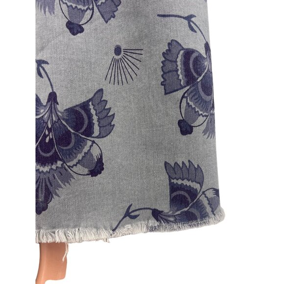 NWOT Free People Mid-Rise Floral Bell Bottom Jeans • Boho 70s Groovy Flare 32 - Picture 16 of 16